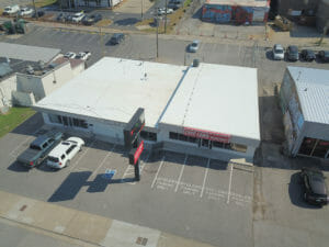 964-966 Main Street Building side aerial shot