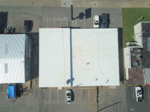 964-966 Main Street Building aerial shot