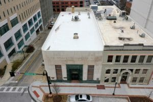 118 Jefferson St building roof and street view.
