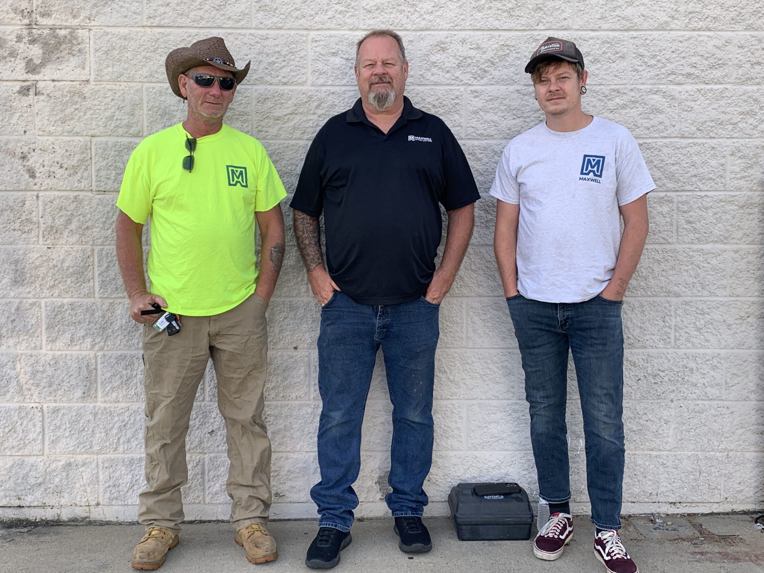 Tim, Michael, and Lee Cox of Maxwell Roofing