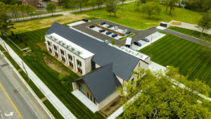 Community Foundation of Middle TN Headquarters aerial view of rooftop