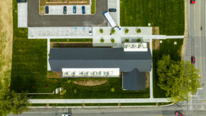 Community Foundation of Middle TN Headquarters aerial view of rooftop