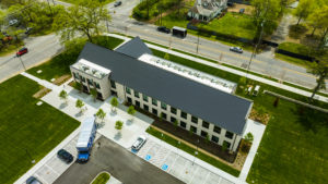Community Foundation of Middle TN Headquarters aerial view of rooftop