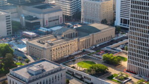 Maxwell War Memorial roof