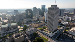 War Memorial aerial Nashville