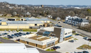 metro nashville stormwater admin building rooftop aerial